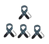 OUSIKA Guitarra Capo Accesorios for guitarra 4 piezas Correa for guitarra Arnés for niños Correa for guitarra for niños Correas for guitarra Accesorios clásicos eléctricos Chica Algodón Decoración vin