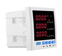 OUSIKA Medidor de Potencia de Red Duradero multifunción Profesional trifásico de Alta precisión for la Industria for Sistemas de energía for Empresas mineras Analizadores