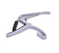 OUSIKA Nueva aleación de aluminio profesional ukelele guitarra acústica afinación cambio rápido gatillo guitarra eléctrica acústica Capo llave abrazadera Guitarras (Color : White-fruit Peach5)