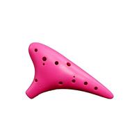 OUSIKA Ocarina Ocarina de plástico 12 agujeros Alto C clave Ocarina de resina plástica adecuada for estudiantes principiantes for aprender Ocarina Flauta (Color : 5)