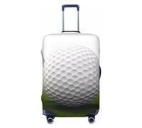 OUSIKA Protector de equipaje lavable y elástico, protector de maleta de pelota de golf, funda antiarañazos para equipaje de viaje, se adapta a protectores de equipaje de 18 a 32 pulgadas, Black, L