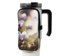 OUSIKA Spring is in The Air - Bolsa para botella de agua con estampado de aire, bolsa de mano, bolsa de accesorios para botella de bebidas, bolsa con cremallera, bolsa para cinturón para hombres y