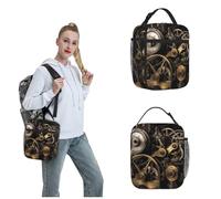 OUSIKA Steam Machinery - Bolsa de almuerzo para mujeres y hombres, reutilizable, aislada, bolsa de almuerzo de viaje, bolsa de almuerzo portátil, bolsa de almuerzo para trabajo, picnic, camping