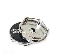 OUSIKA Tapas Centrales Cubos de Automóviles, para Land Rover Range Rover Freelander Defender, 60mm Cubierta Impermeable A Prueba Polvo Ruedas, Centro Rueda Adhesivo con Emblema Logotipo