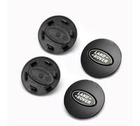 OUSIKA Tapas Centrales Cubos de Automóviles, para Land Rover Range Rover LR2 LR3 LR4, 63 mm, Cubierta Decorativa Impermeable A Prueba Polvo Ruedas, Centro Rueda Adhesivo con Emblema Logotipo