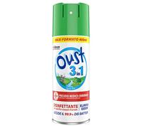 Oust 3 en 1 Spray Desinfectante 400 ml para superficies y tejidos, mata el 99,9% de las bacterias, 400 ml