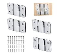 Ousuwo Juego de 8 ganchos de pared resistentes en forma de montaña, ganchos de acero inoxidable entrelazados, ideales para fotos, espejos, decoración de pared y conexión de muebles