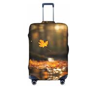 OUSXC Fall Trees Autumn Trolley - Funda protectora para maletas de 18 a 32 pulgadas, Blanco, M