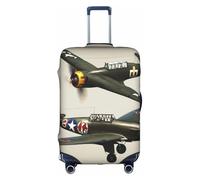 OUSXC La funda protectora para maleta de avión de la Segunda Guerra Mundial Airplane02 es adecuada para tamaños de equipaje de entre 45 y 81 cm, Blanco, S