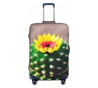 OUSXC La funda protectora para maleta de carrito de cactus floreciente es adecuada para tamaños de equipaje de entre 18 y 32 pulgadas, Blanco, XL