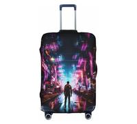 OUSXC La funda protectora para maleta de carrito de Fantasy Dizziness es adecuada para tamaños de equipaje de entre 18 y 32 pulgadas, Blanco, L