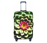OUSXC La funda protectora para maleta de carrito de flores de cactus florecientes es adecuada para equipaje de entre 18 y 32 pulgadas, Blanco, XL