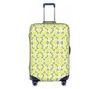 OUSXC La funda protectora para maleta de carrito de limones amarillos frescos es adecuada para equipaje de entre 45 y 81 cm, Blanco, S
