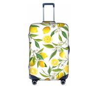 OUSXC La funda protectora para maleta de carrito de limones tropicales frescos es adecuada para equipaje de entre 45 y 81 cm, Blanco, XL