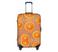 OUSXC La funda protectora para maleta de carrito de limones y naranjas es adecuada para tamaños de equipaje de entre 45 y 81 cm, Blanco, S
