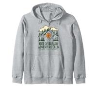 out of Breath Adventure Club No te Preocupes Caminante Camping Lover Sudadera con Capucha