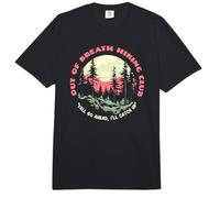 out of Breath Hiking Club Funny Slow Hiker Nature Comfort Colors Adult Heavyweight T-Shirt