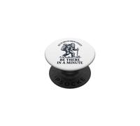 out of Breath Hiking Society Be There In A Minute Sendero PopSockets PopGrip Adhesivo