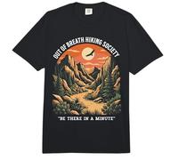 out of Breath Hiking Society, Divertido Sendero de montaña Divertido Comfort Colors Adult Heavyweight T-Shirt