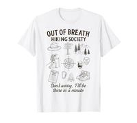 out of Breath Hiking Society Don’t Worry, I’ll Be There Camiseta