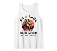 out of Breath Hiking Society Funny Big Foot Hiker Camiseta sin Mangas