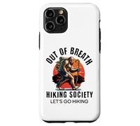 out of Breath Hiking Society Funny Big Foot Hiker Carcasa para iPhone 11 Pro