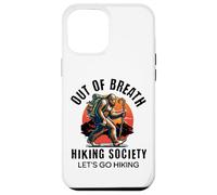 out of Breath Hiking Society Funny Big Foot Hiker Carcasa para iPhone 12 Pro MAX