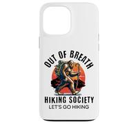 out of Breath Hiking Society Funny Big Foot Hiker Carcasa para iPhone 13 Pro MAX