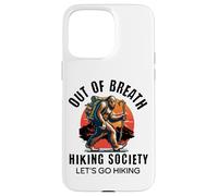 out of Breath Hiking Society Funny Big Foot Hiker Carcasa para iPhone 15 Pro MAX
