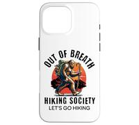 out of Breath Hiking Society Funny Big Foot Hiker Carcasa para iPhone 16 Pro MAX