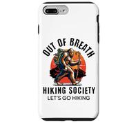 out of Breath Hiking Society Funny Big Foot Hiker Carcasa para iPhone 7 Plus/8 Plus