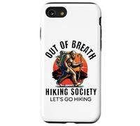out of Breath Hiking Society Funny Big Foot Hiker Carcasa para iPhone SE (2020) / 7/8