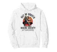 out of Breath Hiking Society Funny Big Foot Hiker Sudadera con Capucha