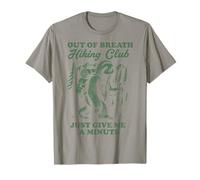 Out Of Breath Hiking Society Ranura Al Aire Libre Sendero Camiseta