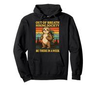 Out Of Breath Hiking Society Ranura Al Aire Libre Sendero Sudadera con Capucha