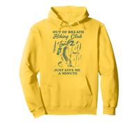 Out Of Breath Hiking Society Ranura Al Aire Libre Sendero Sudadera con Capucha