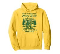 Out Of Breath Hiking Society Tortuga Al Aire Libre Sendero Sudadera con Capucha