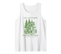 out of Breath Society Senderismo Divertido Mordaza Mapache Broma Vintage Camiseta sin Mangas
