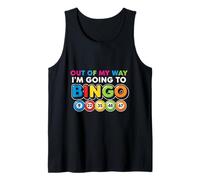 out of My Way I'm Going Funny Bingo Player Mamá Abuela Mujeres Camiseta sin Mangas