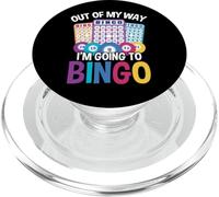 out of My Way I'm Going To Bingo Lucky Bingo Game Player PopSockets PopGrip para MagSafe