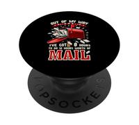 out of My Way Mailman 12 Horas De Correo Trabajador Postal PopSockets PopGrip Adhesivo