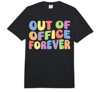 out of Office Forever | Regalos de jubilación Humor Jubilado Divertido Comfort Colors Adult Heavyweight T-Shirt