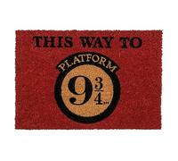 Out of the blue - Felpudo de Harry Potter con diseño de la Pista 9 3/4-60 x 40 cm - Diseño mágico para Fans y coleccionistas - Apto para Uso Interior y Exterior