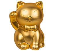 Out of the blue - Hucha de Gato, 15 x 12 cm, Color Dorado