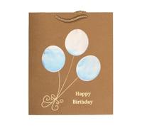 Out of the blue KG - Bolsa de regalo Kraft y efecto iridiscente 26x32cm