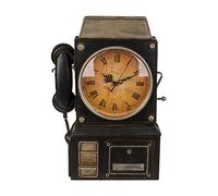 Out of the blue Llavero de Metal, teléfono con Reloj, Multicolor, ca. 26 x 35,5 cm