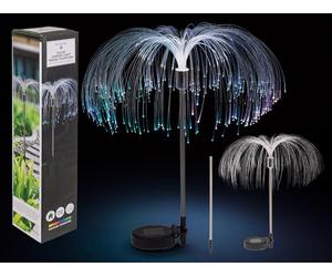 Out of the blue Magic Fountain - Enchufe Solar para jardín (30 x 72 cm, Cambia de Color)
