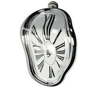Out of the blue Objeto Decorativo/Reloj de Esquina con Efecto Objeto Fundido/Dimensiones: 18x13 cm