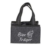 Out of the blue Portabotellas para 6 Botellas, Gris, Bolsa para Botellas