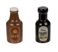 Out of the blue Salero y pimentero para cerveza y vino, Dispensador de Sal